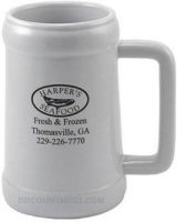 Ceramic Mugs: 31oz Ceramic Beerstein Mugs